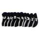 thumbnail image 2 of 20 Piezas De Neopreno Golf Club Cubiertas De Hierro Protectora 2 Colores, 2 of 9