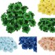 thumbnail image 5 of 50 cabezas de flores artificiales de seda sintética de Stapelia para decoración de hogar, jardín y fiestas (azul claro), 5 of 7