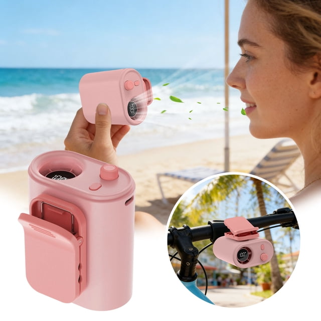 Klonfd Compact USB Fan For — Portable On Desk Fan With USB Power Rechargeable And Lightweight For Home Outdoors