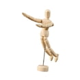thumbnail image 1 of jifeng Artist Mannequin Model Flexible Body Joints with Stand Human Figure Puppet Model S, 1 of 9
