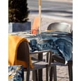 thumbnail image 5 of Hokiten Outdoor Tablecloths with Umbrella Hole & Zipper, Abstract Ombre 60x60 Inch Square Tablecloths, Modern Farmhouse Chic Oil Painting Waterproof Table Cloth, Patio/Pool/Picnic Table Covers, 5 of 7