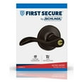 thumbnail image 5 of First Secure by Schlage Presley Keyed Entry Door Lever Lock in Aged Bronze for Exterior Door, 5 of 9