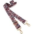 thumbnail image 2 of LAICAIW Grand Bandoulière, Sangle de Sac à Main Réglable Style Guitare avec Boucle Dorée, Remplacement de Sangles Tissées pour Sacs à Main (3,8 cm) Couleur29, 2 of 5