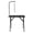 Black-1, variant on KFFKFF Pet Grooming Table, 32''x18'' Foldable Dog Grooming Station for Small Medium Dogs, with Arm & Clamp, No-Sit Haunch Holder, Grooming Loop, Supports 220lbs