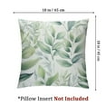 thumbnail image 4 of PHYHOO Spring Sage Green Pillow Covers Set of 2,Watercolor Eucalyptus Floral Throw Pillows Case, Leaves Print Decorative Square Cushion Covers Outdoor Leaf Decor for Home Sofa Bed 12x12in, 4 of 7