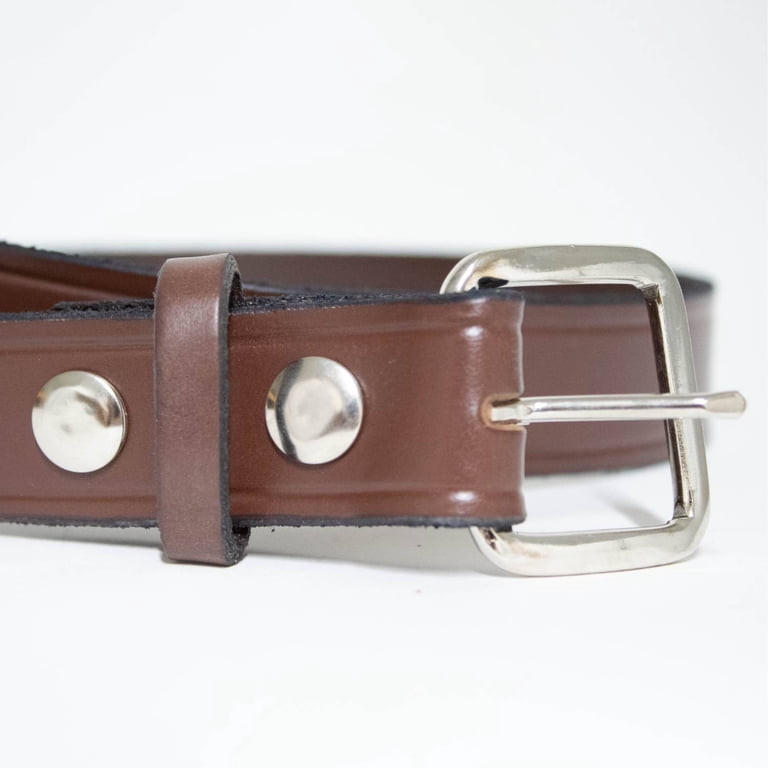 Amish-Made Cowhide Casual Leather Belt, Work Belt with  display picture 3