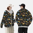 thumbnail image 5 of Picia Basketball Women's Men's UPF 50+ Sun Protection Hoodie Shirt Long Sleeve SPF Fishing Outdoor UV Hiking Lightweight Shirts-Medium, 5 of 9