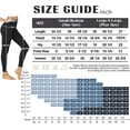 thumbnail image 5 of Black Leggings for Women Soft High Waisted Tummy Control Leggings Sports Workout Gym Running Yoga Pants, 5 of 5