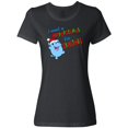 thumbnail image 3 of Inktastic I Want a Hippopotamus For Christmas Cute Stuffed Hippo Women's T-Shirt, 3 of 5