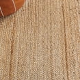 thumbnail image 6 of SAFAVIEH Natural Fiber Magdalena Striped Area Rug, Natural/Ivory, 4' x 4' Round, 6 of 8