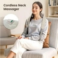 thumbnail image 6 of Cordless Neck and Shoulder Massager with Graphene Heating - Upgraded Shiatsu Back Pillow for Relaxation, 6 of 7
