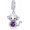 02-Feb-Monkey, variant on Monkey Charm for Women 925 Sterling Silver 12 Month Birthstone Monkey Charm Monkey Beads for Bracelets Jewelry Making