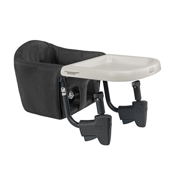 Chicco FastLock® Go Hook-On Table Chair with Carry Bag for Babies and Toddlers - Black (Black), New