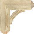 thumbnail image 3 of Ekena Millwork 4"W x 14"D x 14"H Thorton Craftsman Rough Sawn Bracket, Douglas Fir, 3 of 4