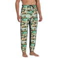 thumbnail image 4 of Kdxio Colorful Hawaii Palms Pattern Joggers,Sweatpants for Men with Pockets-Large, 4 of 5