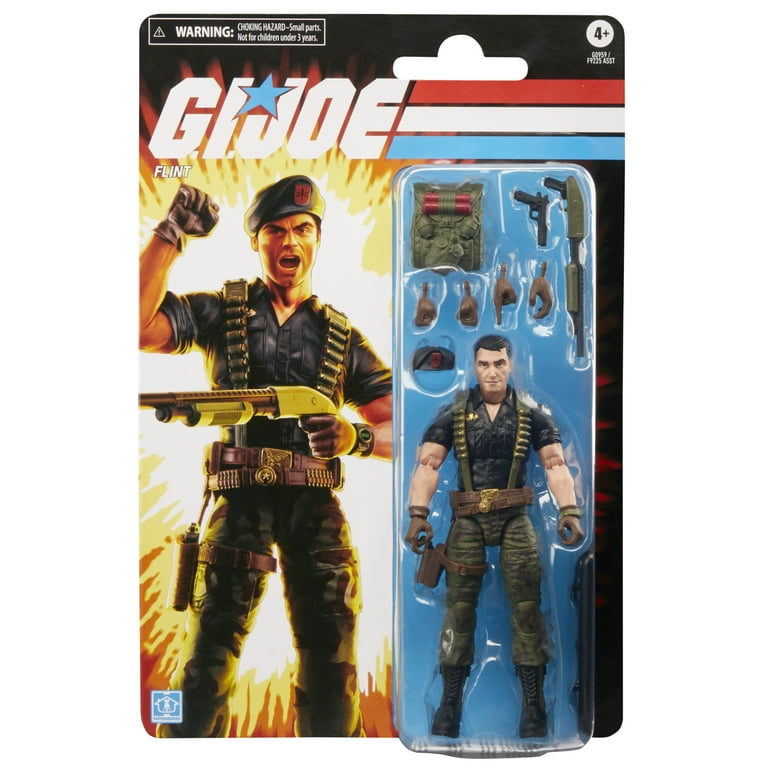 G.I. Joe, Action Figure, Flint, 6‚Äù Retro Cardback, Classic