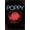 Black Framed Version, variant on Poppy - Red Eclipse Wall Poster, 14.725" x 22.375"