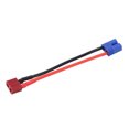thumbnail image 3 of Cable adaptador de batería EC3 macho a T hembra, silicona suave, 12,7 cm de longitud Total para coche RC, avión y barco, 3 of 10