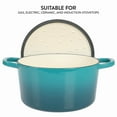 thumbnail image 5 of Crock Pot Artisan 6-Quart Round Dutch Oven -Teal Ombre, 5 of 7