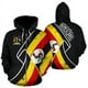 thumbnail image 4 of Sudadera con capucha africana con la bandera del país de UGANDA, sudaderas unisex con estampado 3D, ropa de calle unisex 2024, sudadera con capucha y cremallera, chaqueta informal, ropa de chándal, 4 of 4