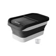 thumbnail image 1 of CHOK Dog Cat Food Storage Container  Food Storage Box  22lbs Large Capacity Kitchen Rice Bin  Collapsible Dog Food Container for Pet Food  Flour Khaki, 1 of 10