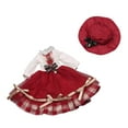 thumbnail image 4 of Conjunto de vestido Cosplay Hugo 1:6 Rojo con accesorios para muñeca de figura de acción de 30 cm, 4 of 10
