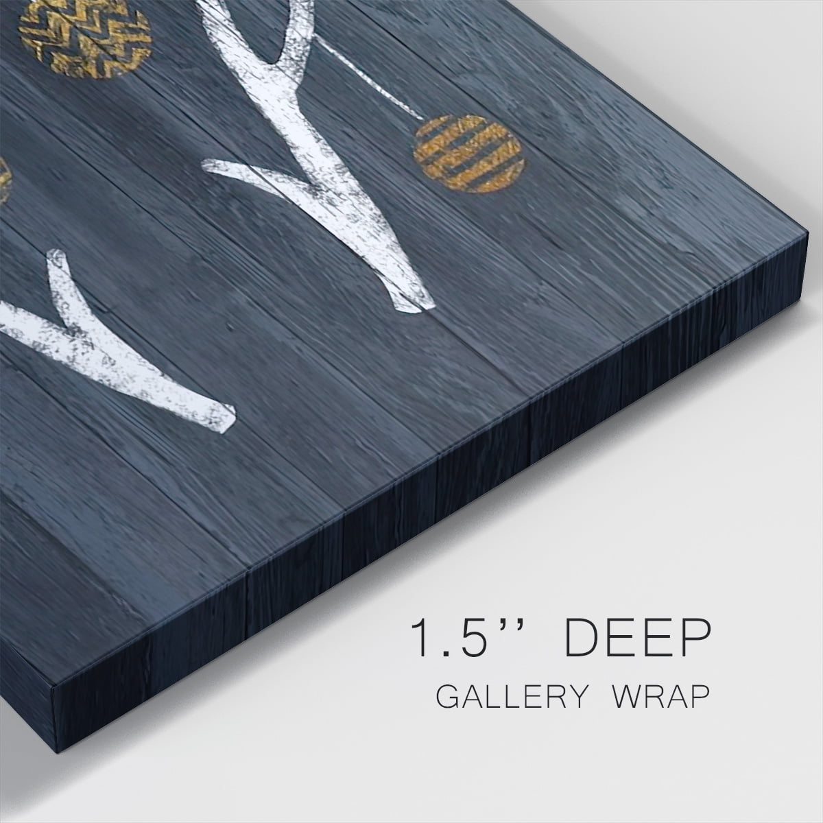 Antlers & Ornaments- Gallery Wrapped Canvas