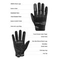thumbnail image 6 of INBIKE Motorcycle Gloves MTB Touchscreen with Thicken Padded & TPR Knuckle Protection Road Bike Gloves Black XX-Large, 6 of 7