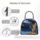thumbnail image 4 of Balery Navy Blue Marble Bolsa de Almuerzo para Mujeres, Caja de Almuerzo, Bolsa de Almuerzo Pequeña Impermeable, Tote de Almuerzo Reutilizable con Gran Capacidad, 4 of 6