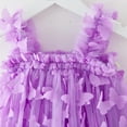 thumbnail image 4 of Robes pour Fillettes Robe Sans Manches en Tulle à Volants Robe d'Été pour Filles Robe d'Anniversaire Tenues pour Bébé Fille 12-18 Mois, 4 of 5