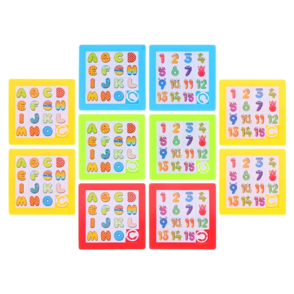 Shisuyan Casse-Tête de Dessin Animé Coordination Main et Cerveau Multicolore 10 Pcs