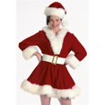 thumbnail image 1 of Halco AE7054XS Femmes Velours Pixie Perky Costume&44; Bordeaux-0-2, 1 of 1