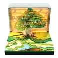 thumbnail image 1 of TQEHS Calendario de escritorio 3D nuevo 2025, tallado de papel con forma de árbol mágico, calendario de tallado de papel DIY, nuevo calendario creativo con forma de reloj, calendario de tallado de pap, 1 of 1