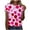 Hot Pink, variant on My Orders Lightweight Tops & Blouses Women Blouses and Tops Fashion Sexy Womens Sports Tops Pastel Women Short Sleeve Tops Dressy Beach Shirt Sunshine White