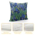 thumbnail image 4 of YINGXI Van Gogh Iris Flower Throw Pillow Cover Case for Couch Sofa Bed Home Decor 20x20in, 4 of 5