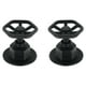 thumbnail image 1 of Juego de 2 manerales para regadera, volante, negro, Tubig Foset TBMR-61M, 1 of 3