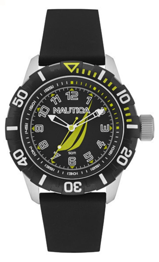 WATCH NAUTICA STAINLESS STEEL BLACK BLACK MEN NAI08513G - Walmart.com
