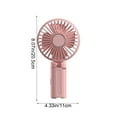 thumbnail image 3 of Summer Savings! Boovnll Portable Fan, Adjustable High Speed USB Rechargeable Fans Lightweight Compact Handheld Fan for Outdoor, Travel, Camping, Vacation, Summer Gift, Mini Fan - Fan, 3 of 8