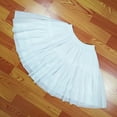 thumbnail image 6 of Womens Adjustable Hoop Skirt Elastic Waist Tutus Pleated Skirts Petticoat Crinolines Dress Gown Cosplay Underskirt, 6 of 8