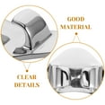 thumbnail image 3 of PTOOTP Silver Stainless Steel Boat Rope Cleat Weather Resistant for Yachts, 3 of 8