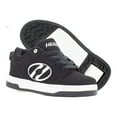thumbnail image 4 of Heelys Unisex Kids Voyager Wheeled Shoe Low Profile Wheels Tennis Shoes Black White Size 5, 4 of 4