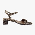 thumbnail image 6 of Naturalizer Hana Women's Heels Dark Brown Leopard Suede Size 9 M, 6 of 8