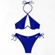 thumbnail image 5 of Trajes de baño para mujer, conjunto de traje de baño con cordones, estilo dividido, color sólido, informal, a la moda, para mujer, trajes de baño para mujer, traje de baño para mujer, trajes de baño d, 5 of 7