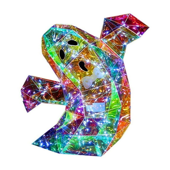 Prism Rainbow Ghost Halloween Decoration Iridescent Lamp Luminous