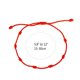 thumbnail image 2 of Pulsera De Hilo Rojo Pulsera De Amistad De Cuerda De Hilo Rojo Ajustable Para La Familia Amigo 2 Unids 7 Nudos Sweethay AP005721-00, 2 of 6