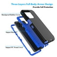 thumbnail image 3 of For Moto G 5G 2023 Case,Sturdy Phone Case for Motorola G 5G 2023 6.5",Njjex Full-Body Shockproof Protection Hard Plastic & Shock Absorption Rubber Rugged Bumper 3-in-1 Case Cover -Blue, 3 of 6