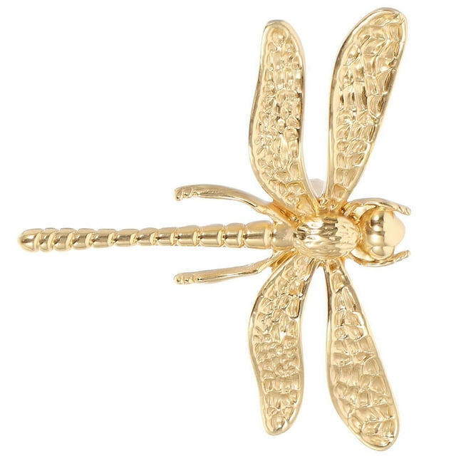 Dresser Drawer Pulls Brass Cabinet Pull Dragonfly Shape Sophisticated Home Decor Easy Opening And Closing 8.00X6.80X2.30CM 1Set