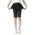 thumbnail image 4 of Xinhuaya Kids Baby Girls Leggings with Ruffle Tutu Skirt Pants Stretchy Leggings Knee-Length Trousers 3-11Y, 4 of 9