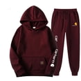 thumbnail image 3 of New Carhartt Mango Letter Hoodie with Fleece Lining, Unisex Set, 3 of 14