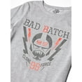 thumbnail image 4 of Fifth Sun Star Wars-The Bad Batch Lightning Force Girl's Crew Tee, Athletic Heather, X-Large, 4 of 9